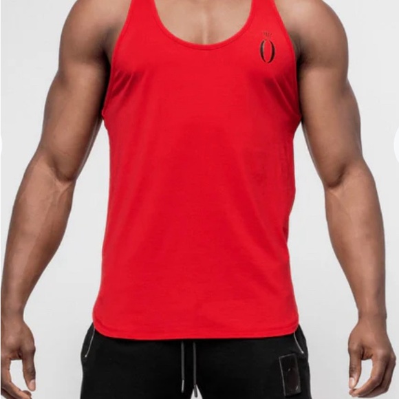 Hera Hero Tri Stringer Men Red Tank Top shirt size XL, M - Picture 1 of 5